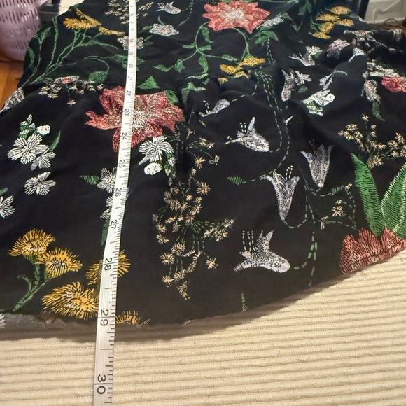 Old Navy Floral Midi Dress - Black and Multicolor - Picture 5 of 7